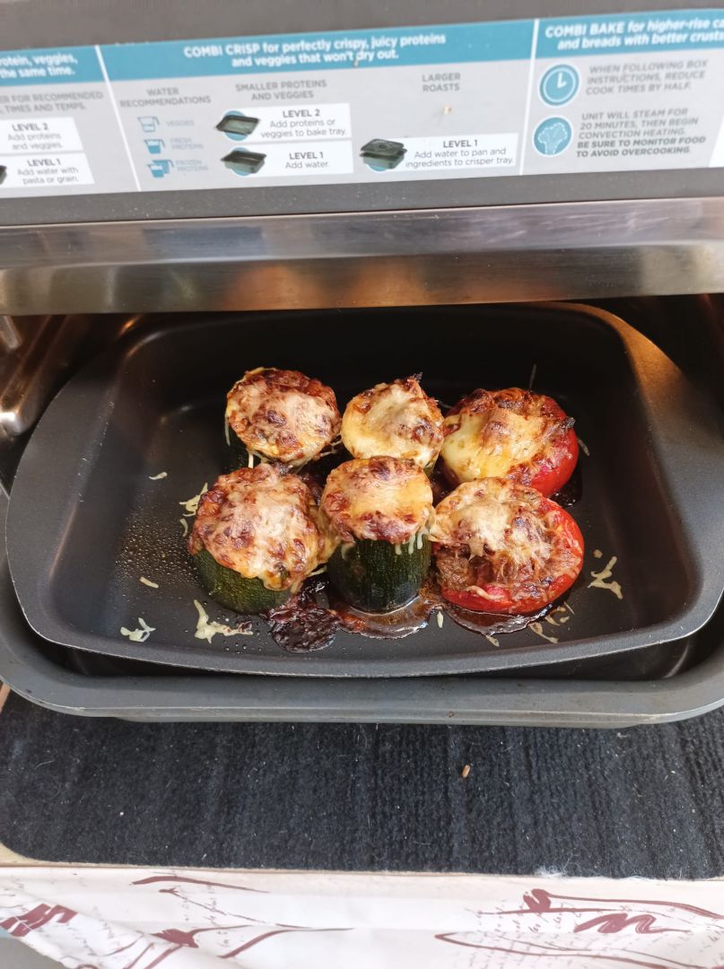 Recette Tronçons de courgettes farcies au combi Ninja sur Gigi est en cuisine