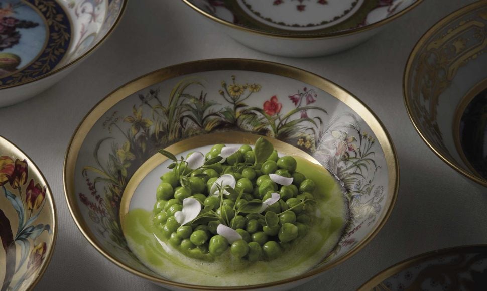 Recette Petits pois au naturel Alain Ducasse sur chrisrecettes
