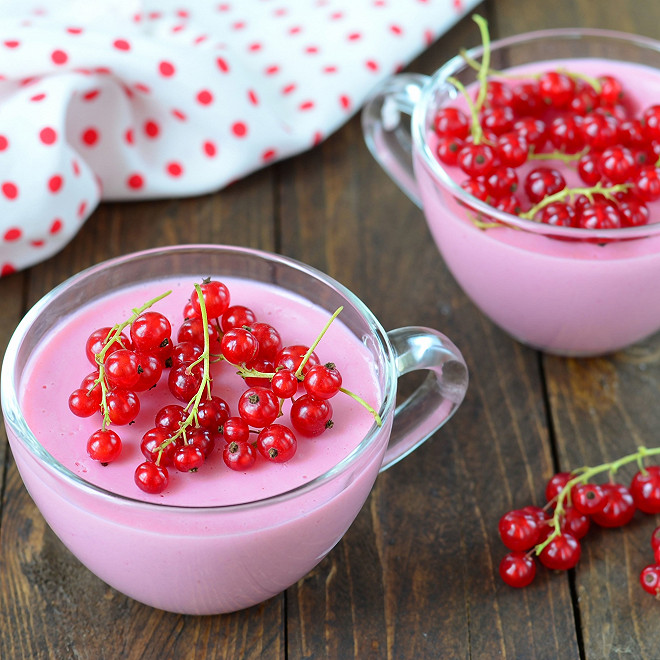 Recette Mousse de groseilles sur chrisrecettes
