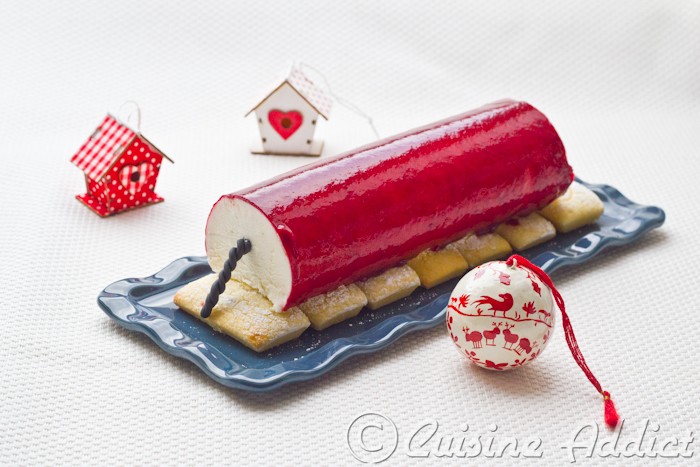 ❅ Recette de Bûche de Noël aux Fruits Rouges et à la Vanille