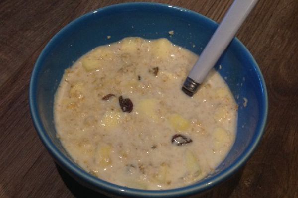 Porridge pomme/cannelle/raisins - 6 pp (7 SP)