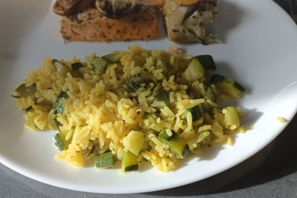 Recette Filets de poisson et riz au safran au combi ninja