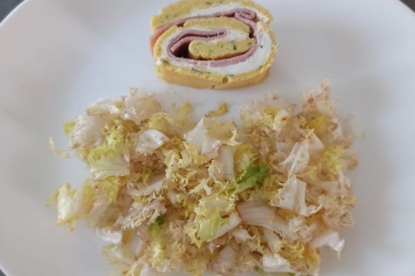 Recette Roulé Saint Moret et jambon au combi ninja