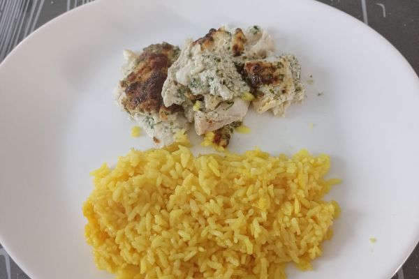 Combiné de riz de Camargue et poissons au combi Ninja