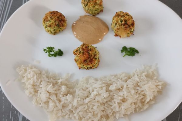 Boulettes de courgettes au combi Ninja