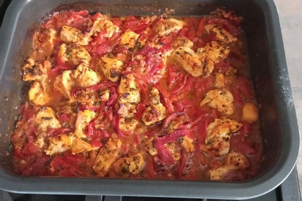 Poulet basquaise à ma façon au combi Ninja