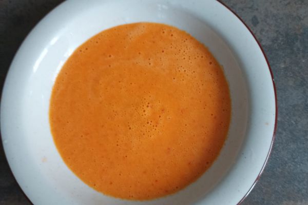 Recette Velouté au poivron et chorizo au compact cook pro