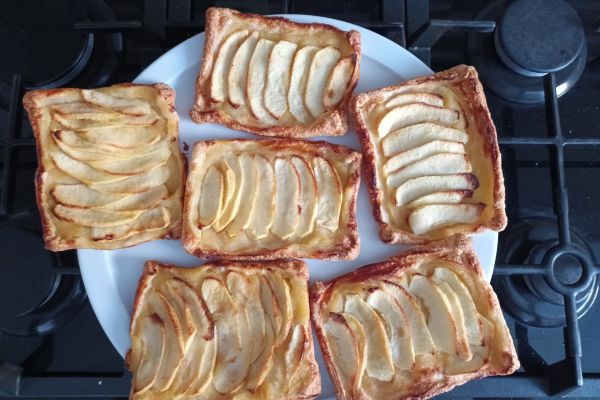 Tartelettes aux pommes et compote au combi ninja