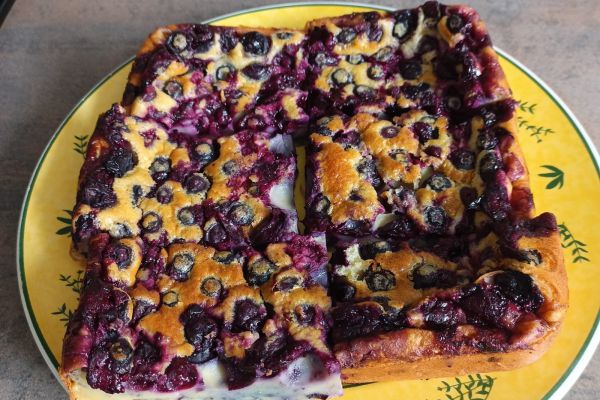 Recette Clafoutis aux myrtilles au combi ninja