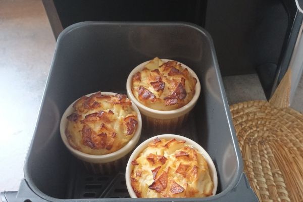 Recette Mini flan à la pomme au Air Fry Ninja AF400eu