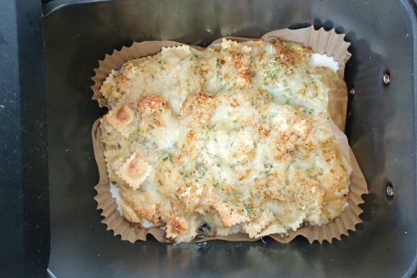 Ravioles au champignons crémés et Comté à l'air fryer foodi