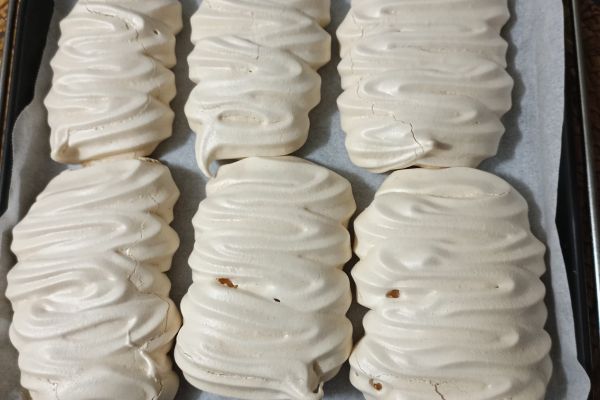 Meringues vanillées au combi ninja 