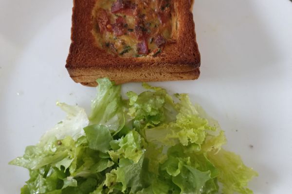 Recette Nids de pain de mie au combi ninja