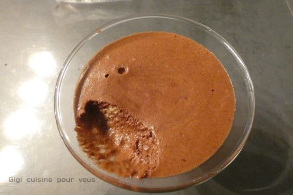 Mousse café chocolat noir