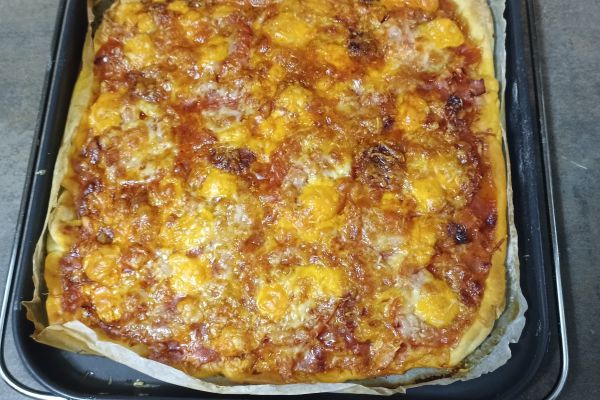 Recette Pizza fourre-z-y-tout au COMBI NINJA