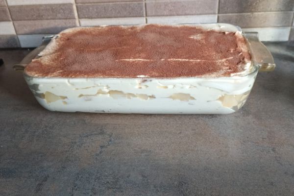 Tiramisu à la poire et vanille
