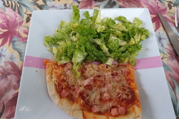 Recette Pinsa au cake factory 