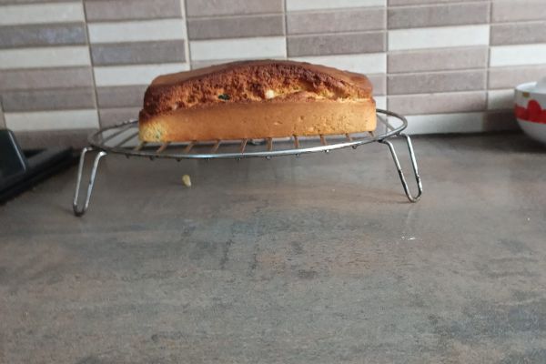 Recette Cake aux fruits confits rhumés avec air fryer Ninja FOODI AF 40