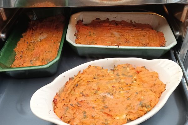 Parmentier de poulet et patate douce au combi Ninja