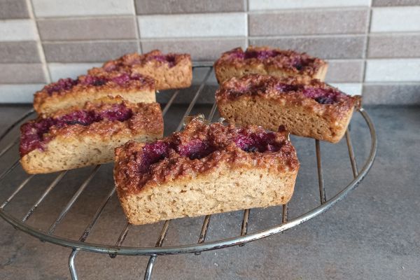 Recette Barres céréales aux framboises au COMBI NINJA