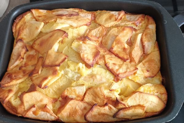 mon clafouti pomme Canada au combi Ninja