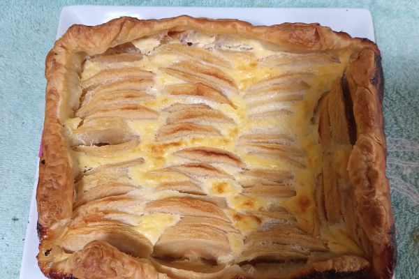 Recette Tarte crémée au cake factory 