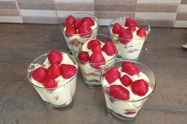 Recette Tiramisu aux fraises et framboises du jardin 