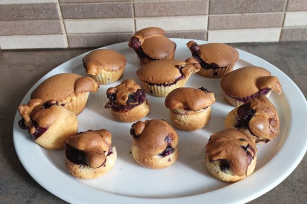 Recette Muffins myrtilles à l'air fryer Ninja AF400eu ou combi ninja