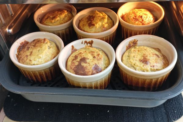 Flan au chou romanesco et combi ninja