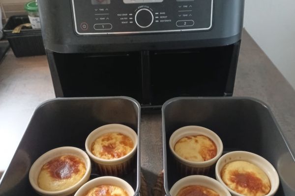 Oeufs au lait avec l'air fryer af400eu Ninja