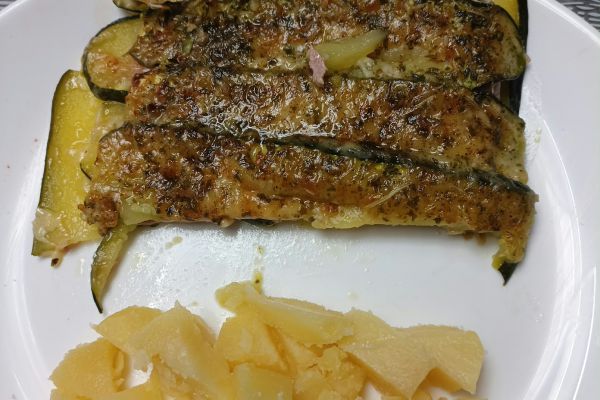 Recette Lasagnes de courgettes au jambon au combi Ninja