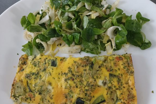 Recette Omelette à la courgette au combi ninja