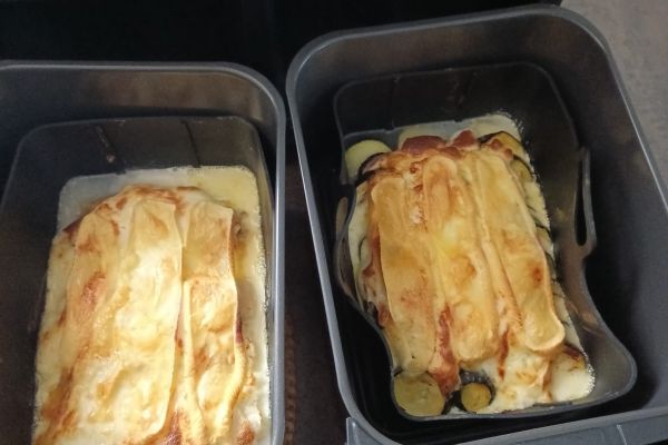 Recette Gratin endives et courgettes avec air fryer Ninja FOODI AF 400EU