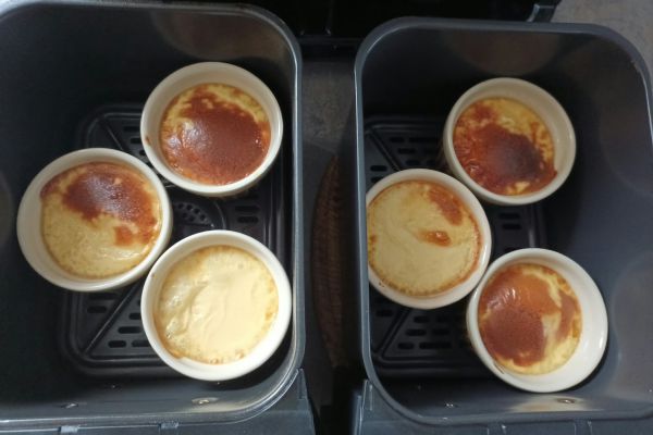Crème aux oeufs expresse à l'air fryer Ninja Foodi