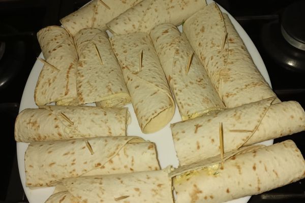 Wraps au oeufs mimosa