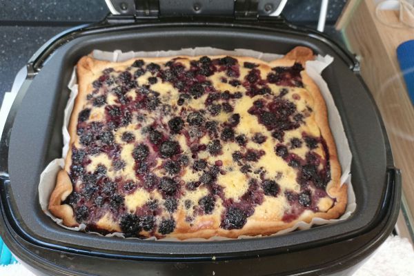 Tarte aux mûres sauvages avec le cake factory