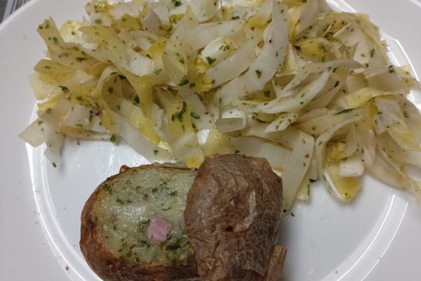 Pommes de terre farcies au Ninja (combi et air fryer)