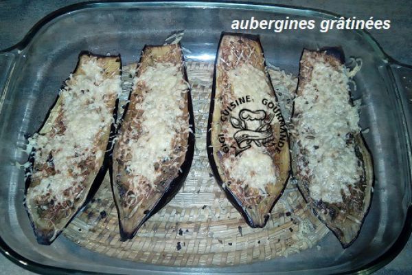 Recette Aubergines cuites au four
