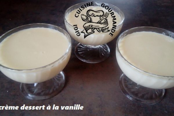 Crème à la vanille au cookéo 