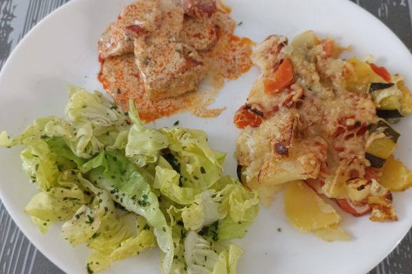 Recette Légumes vapeur en gratin au combi Ninja