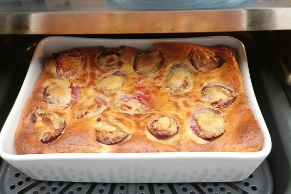 Clafouti au quetsches et combi Ninja