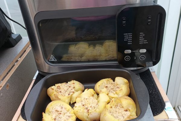 pommes de terre tapées au combi ninja 