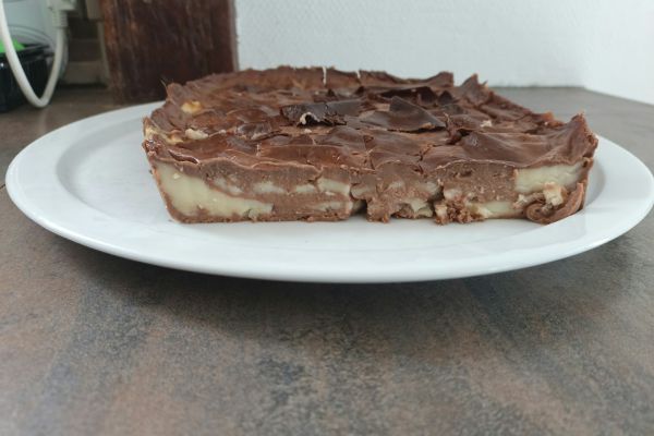 Flan tigré chocolat vanille au combi Ninja et Robicook
