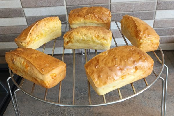 Cake à la truite fumée au combi ninja