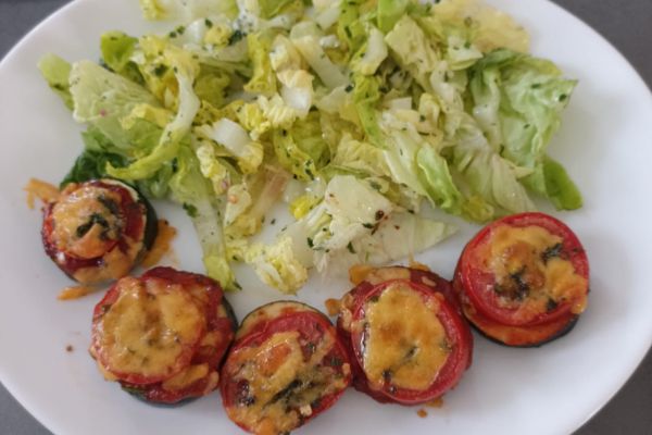 Recette Courgettes pizzettes au combi ninja