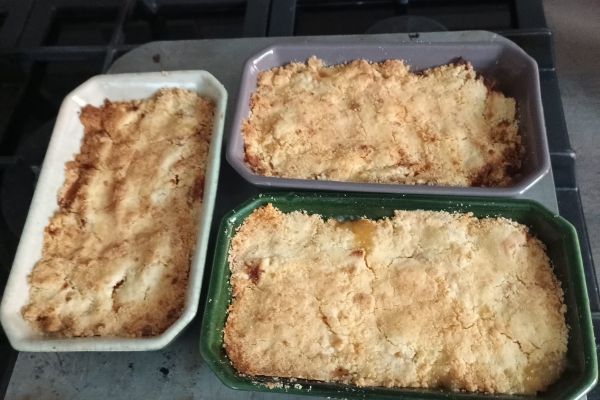 Recette Crumble aux pommes au COMBI NINJA