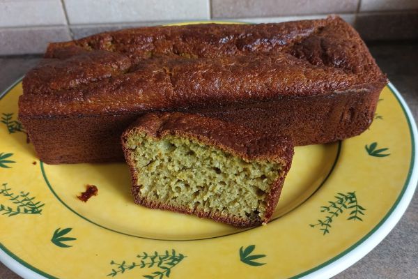 Recette Gâteau pistache sans farine ni sucre au combi ninja