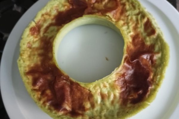 Recette Flan pâtissier pistaché sans pâte au COMBI NINJA