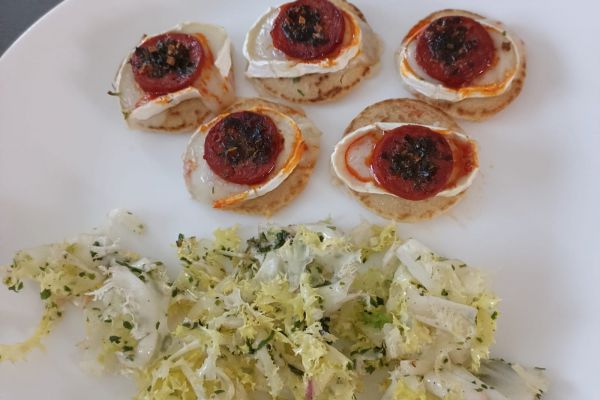 Recette Blinis façon pizzette au combi ninja