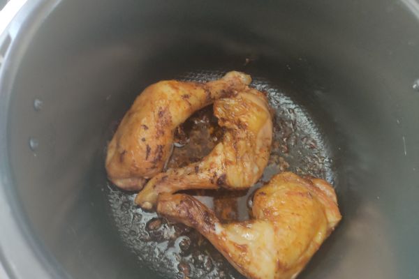 Recette Cuisses de poulet avec l'extra crisp de Moulinex